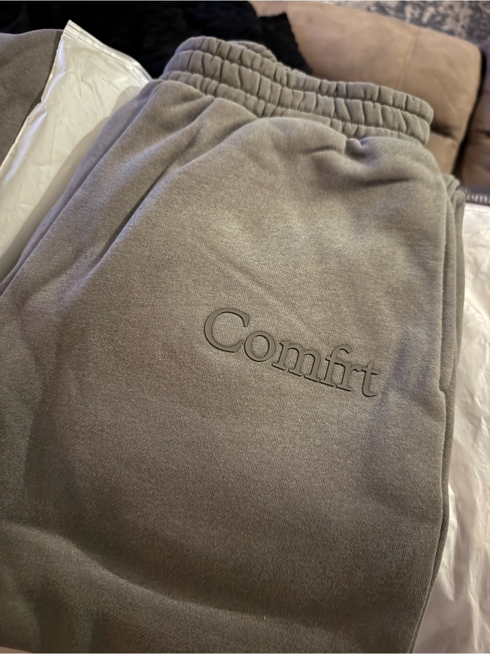 Comfrt Minimalist Steel Gray Sweatpants Medium